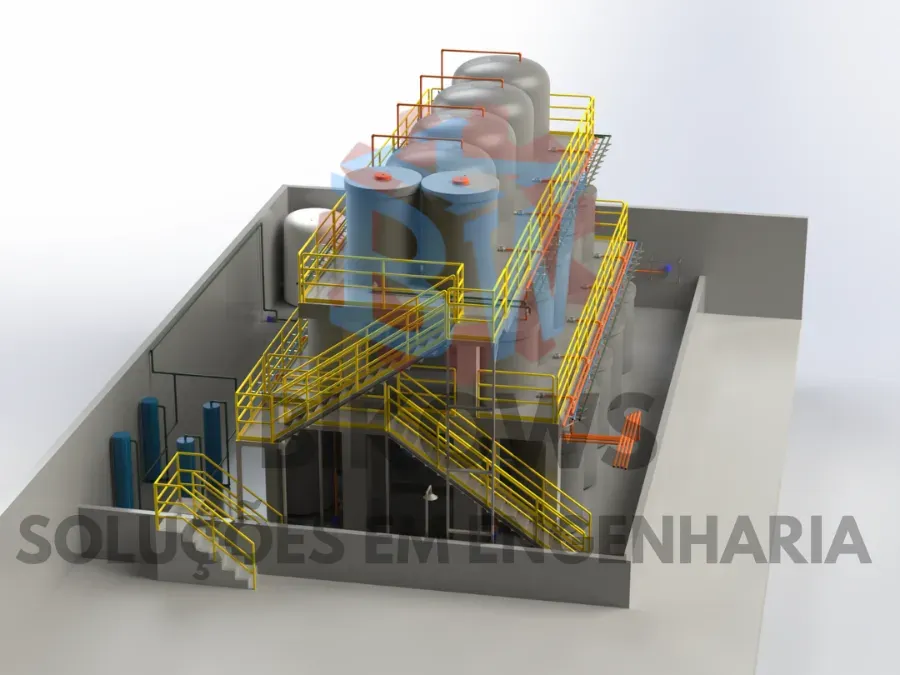 Levantamento a laser para verificação dimensional de proteção mecânica instalada