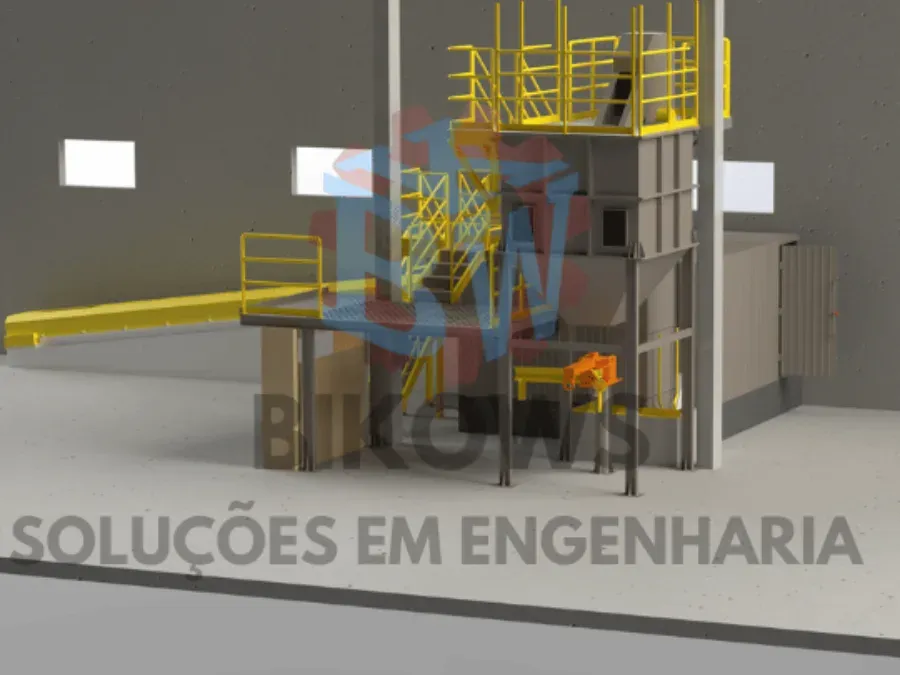 Adequação NR-12 de equipamentos em setor de recuperação de areia